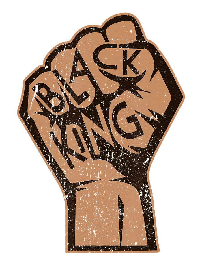 Black History Month Strong Black King Fist Melanin Coaster