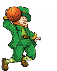 Leprechaun Basketball St Patricks Day Sports Gift Full Zip Hoodie