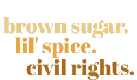 Brown Sugar Spice and Civil Rights Cute Black History Month Full-Length Apron With Pockets