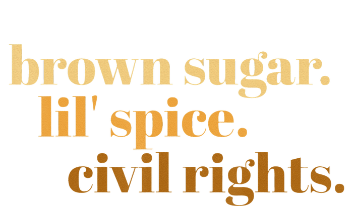 Brown Sugar Spice and Civil Rights Cute Black History Month Full-Length Apron With Pockets