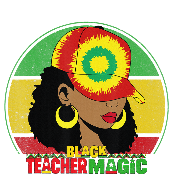 Black Teacher Magic Black History Month Teacher Juneteenth Women's Fleece Hoodie