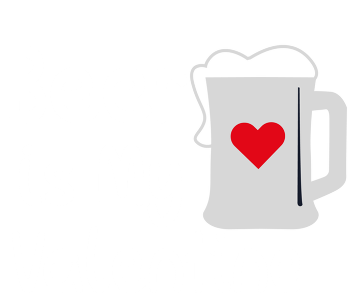 Funny Beer Is My Valentine Funny Gift Valentines Day Ing Gift V-Neck T-Shirt