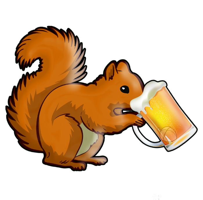 Squirrel Ing Beer Nimal Lovers Gift Beer Squirrel Cute Gift T-Shirt