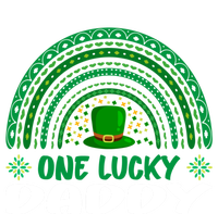 One Lucky Daddy Gift St Patrick's Day Funny For Daddy Gift Sustainable Knit Beanie