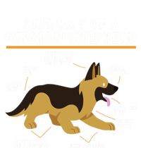 Anatomy Of A Ger Shepherd Dog Gift T-Shirt