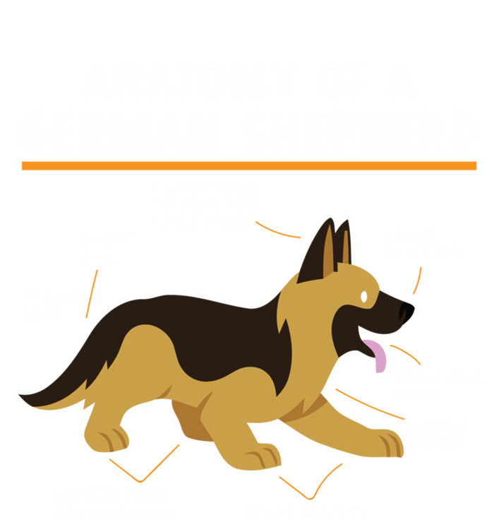 Anatomy Of A Ger Shepherd Dog Gift T-Shirt