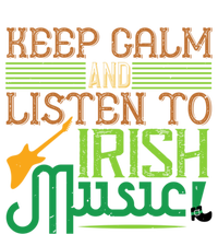 Patrick's Day Outfit Gift Stay Calm And Listen To Irish Music Gift Sustainable Knit Beanie