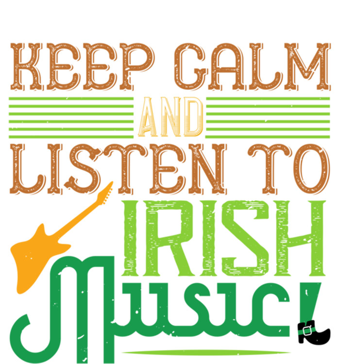 Patrick's Day Outfit Gift Stay Calm And Listen To Irish Music Gift Sustainable Knit Beanie