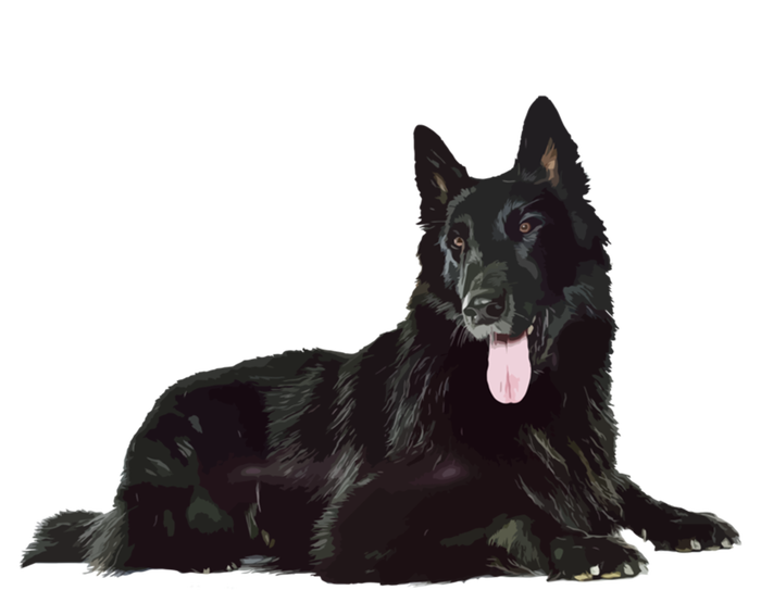 Black Ger Shepherd Rare Black Ger Shepherd Realistic Funny Gift Doggie Tank