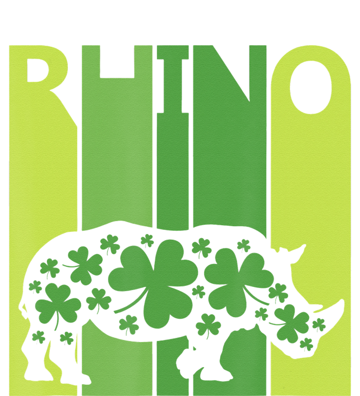 Irish Lucky Rhino Animal St Patrick's Day T-Shirt