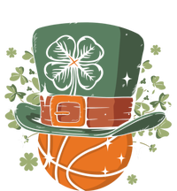 St Patricks Day Shamrock Irish Leprechaun Basketball Gift T-Shirt