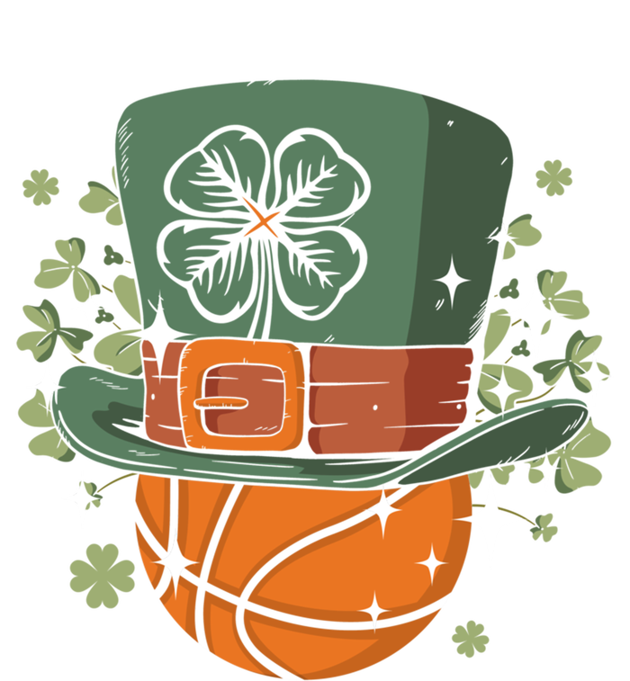 St Patricks Day Shamrock Irish Leprechaun Basketball Gift T-Shirt