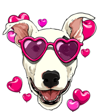 Bull Terrier Valentines Day Heart Dog Lover Gift Tall T-Shirt