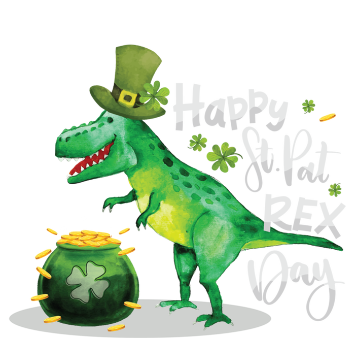 Happy St Pat Rex Day St Patrick's Day Dinosaur Gift Tall Long Sleeve T-Shirt