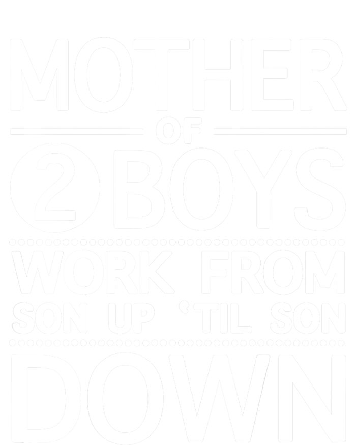 Mother Of 2 Boy Work From Son Up Until Son Down Hooded Wearable Blanket