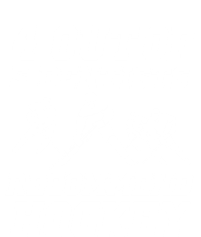 Ice Hockey Player Dentist Quote Gift Funny Hockey Funny Gift Softstyle Adult Sport Polo