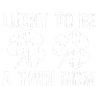 Lucky To Be A Twin Mom St Patrick's Day Women's Crop Top Tee