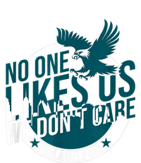 No One Likes Us We Don't Care Vintage Philly Bird Gang Funny Bella+Canvas Jersey Crop Tee