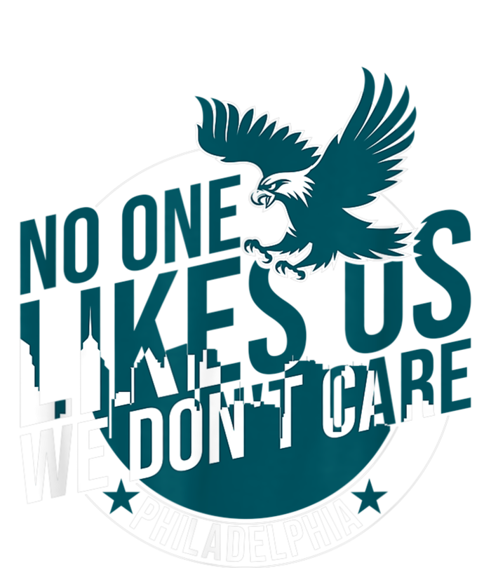 No One Likes Us We Don't Care Vintage Philly Bird Gang Funny Bella+Canvas Jersey Crop Tee