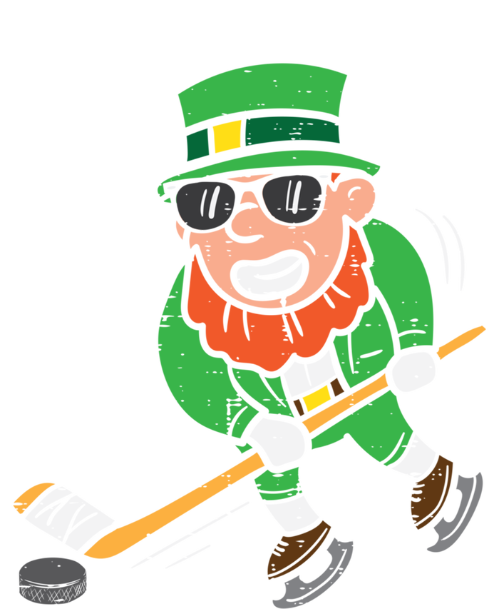 Leprechaun Playing Ice Hockey St Patricks Day Gift T-Shirt