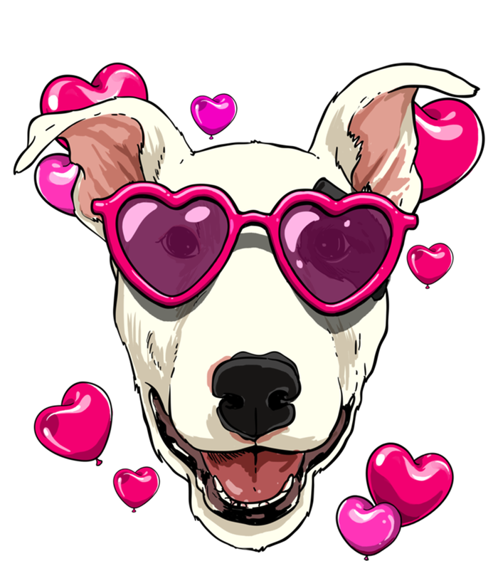 Valentines Day Bull Terrier Heart Couples Love Day Dog Lover Cool Gift T-Shirt