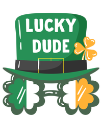 Lucky Dude With Shamrock Sunglasses Funny St Patrick's Day Cool Gift Baby Bodysuit