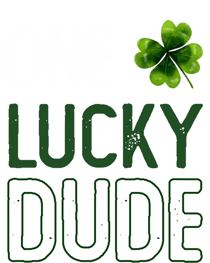 One Lucky Dude Gift St Patricks Day Shamrock Gift Dude Meaningful Gift Women's V-Neck T-Shirt