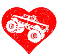 Monster Truck Valentines Day with Heart Boy Doggie Tank