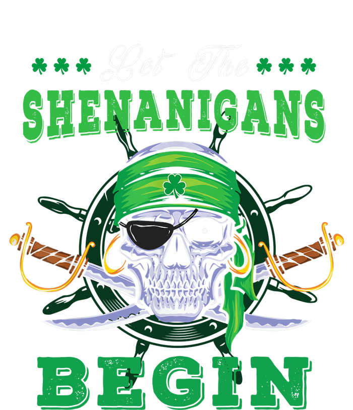 Gasparilla St. Patrick's Pirate Let The Shenanigans Begin Sweatshirt Cinch Pack Bag