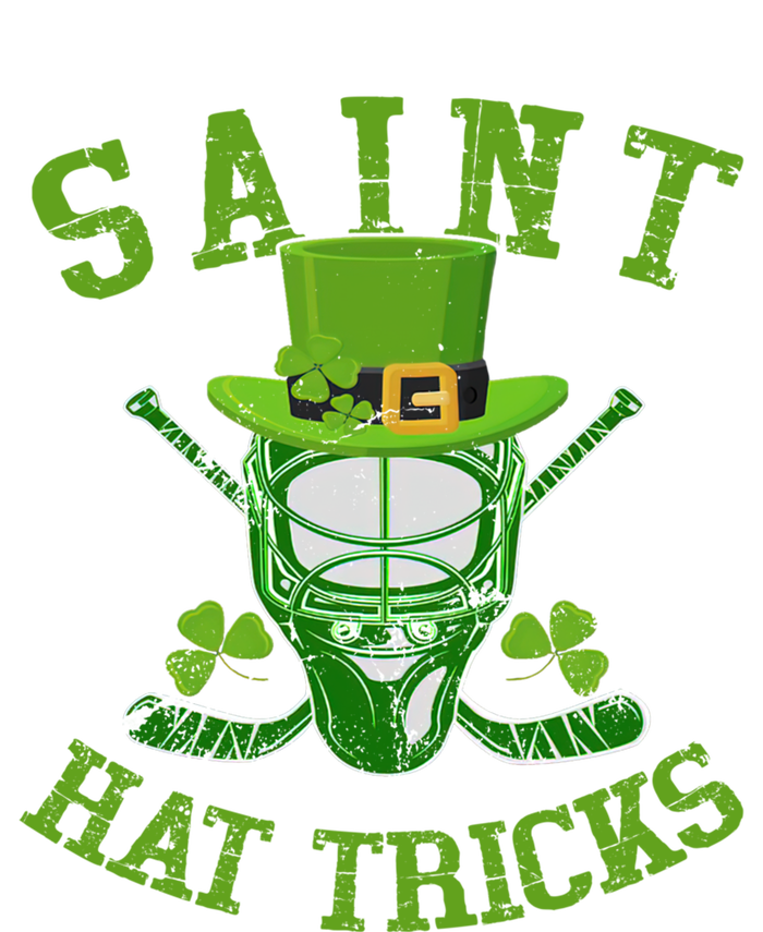 St Patricks Day Saint Hat Tricks Hockey Shamrock Gift Bumper Sticker