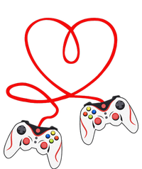 Heart Game Controllers Video Gamers Gaming Valentine's Day T-Shirt