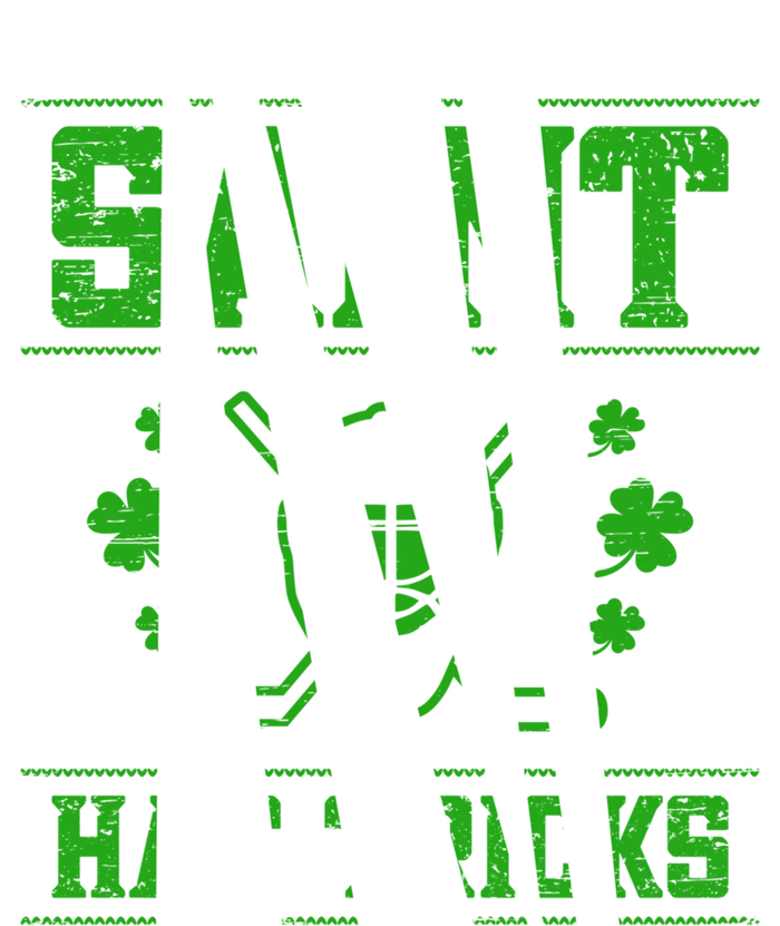 St Patrick`s Day Irish Saint Hat Tricks Lucky Hockey Green Gift T-Shirt