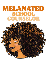 Melanated School Counselor Black Educators History Month T-Shirt