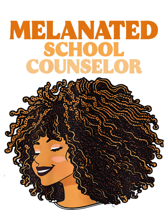 Melanated School Counselor Black Educators History Month T-Shirt