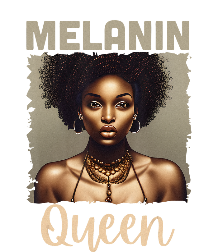 Melanin Queen Bhm African American Ladies Long Sleeve Shirt