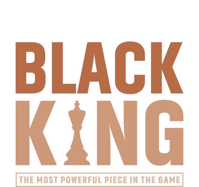 The Most Powerful Piece In The Game Black King Performance Sprint T-Shirt