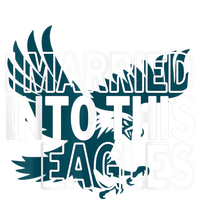 i married into this eagles design Quote apparel cool saying Short Acrylic Beanie