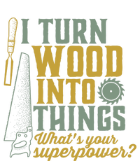 I Turn Wood Into Things Funny Woodworker Carpenter Gift 16 in Basic Backpack