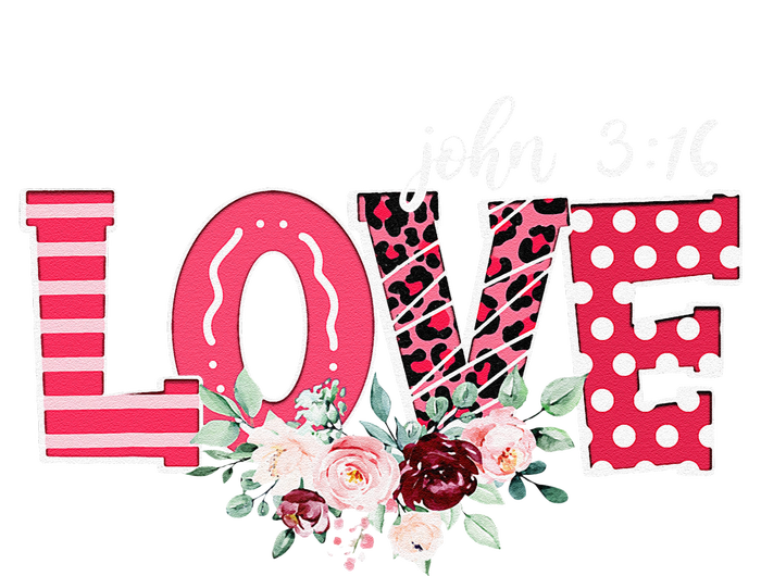 LOVE Leopard John 316 Christian Cute Valentine's Day Gifts Tall Long Sleeve T-Shirt