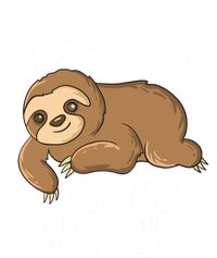 I'm Not Lazy I'm Just Saving My Energy Funny Sloth Saying Impact Tech Backpack