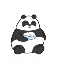 Panda Exercise I Thought You Said Extra Rice Cute Panda T-Shirt