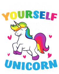 Always Be Yourself Unless You Can Be A Unicorn Large Microfiber Waffle Golf Towel