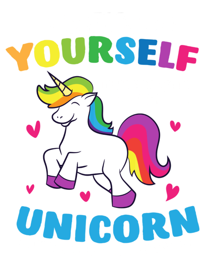 Always Be Yourself Unless You Can Be A Unicorn Large Microfiber Waffle Golf Towel