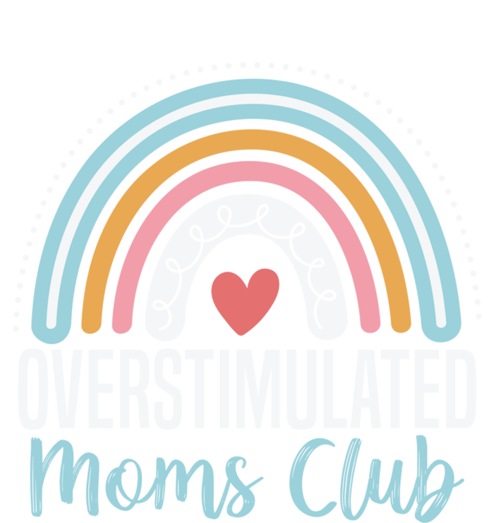 Overstimulated Moms Club Funny Motherhood Trendy Mom Groovy Kids Hoodie