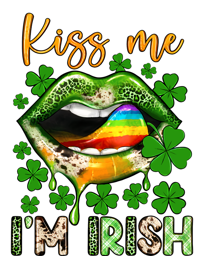 Me I'm Irish St Patrick's Day Western Lips Irish Family T-Shirt