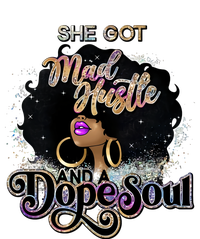 Afro She Got Mad Hustle And A Dope Soul Girl Boss Mom Boss Dope Soul Premium Pullover Hoodie