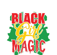 Black Girl Magic African American Melanin Gifts Women's Knotted Racerback Tank