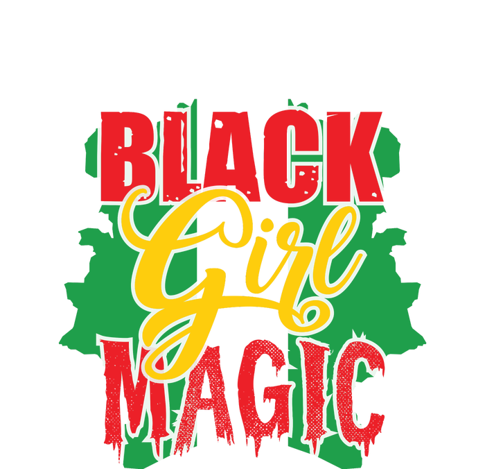 Black Girl Magic African American Melanin Gifts Women's Knotted Racerback Tank