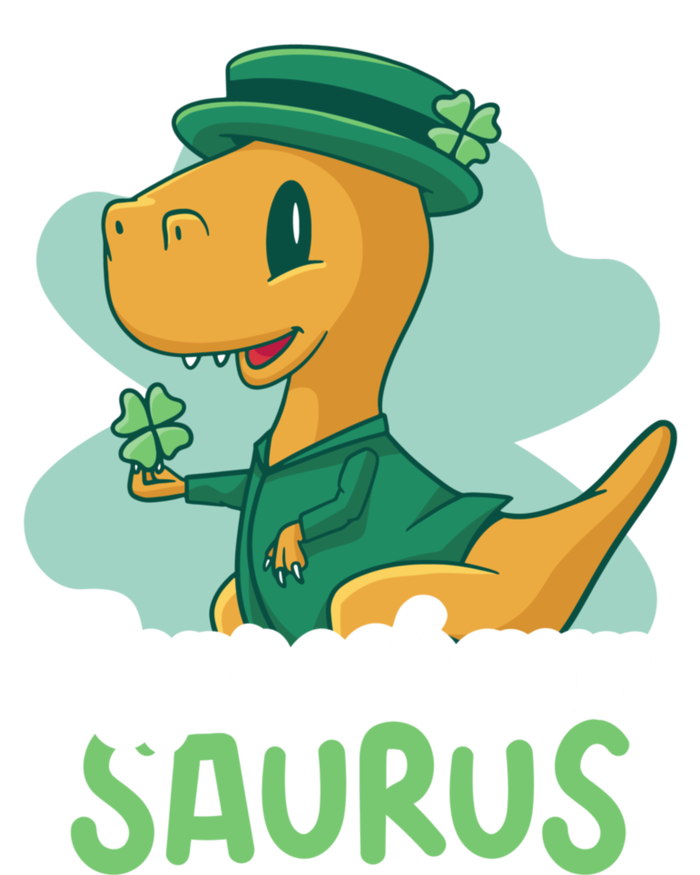 Leprechaun Saurus With A Dinosaur For St Patrick's Day Gift T-Shirt