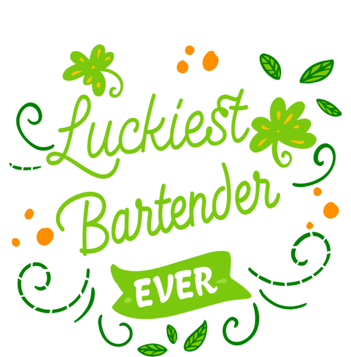 Luckiest Bartender Ever Matching St Patrick's Day Irish Gift Ladies Essential Tank